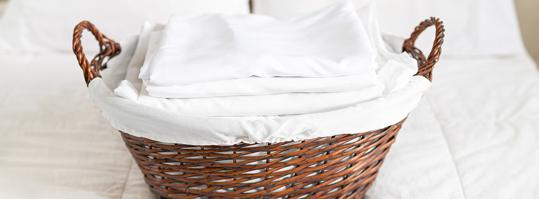A basket of clean sheets