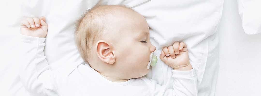 A baby sleeping