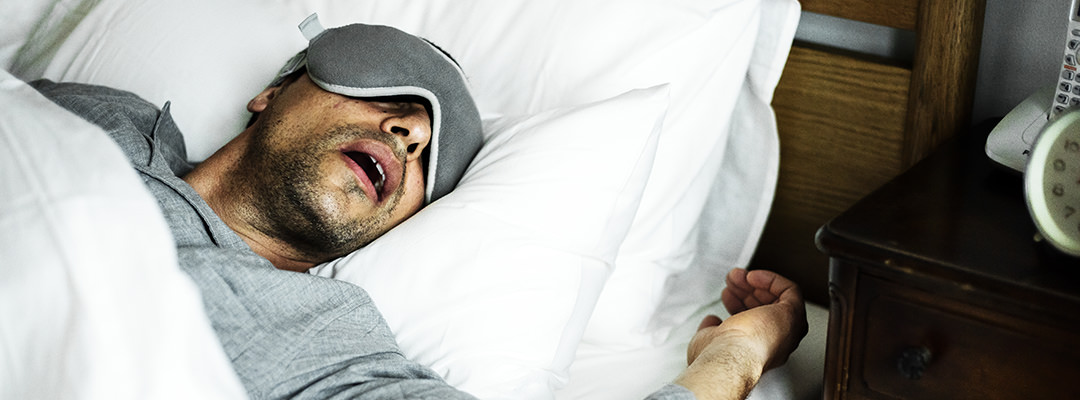 Man talking in his sleep