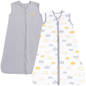 TILLYOU Breathable Cotton Baby Wearable Blanket