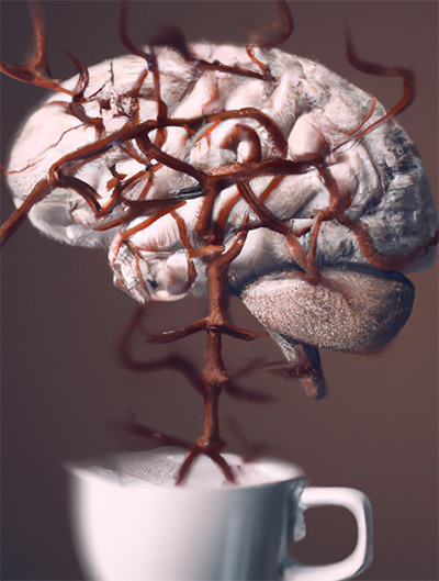 caffeinated brain